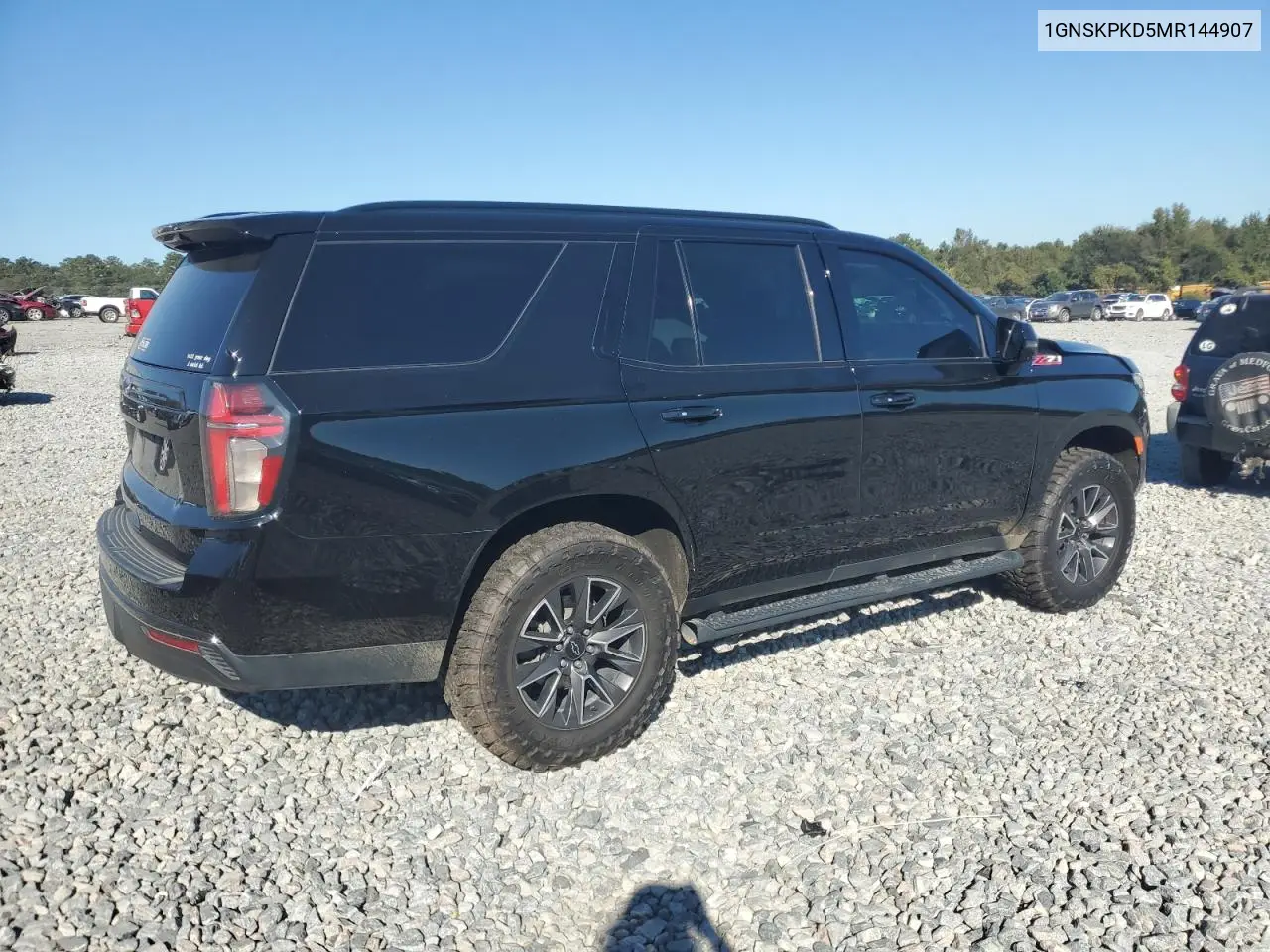 1GNSKPKD5MR144907 2021 Chevrolet Tahoe K1500 Z71