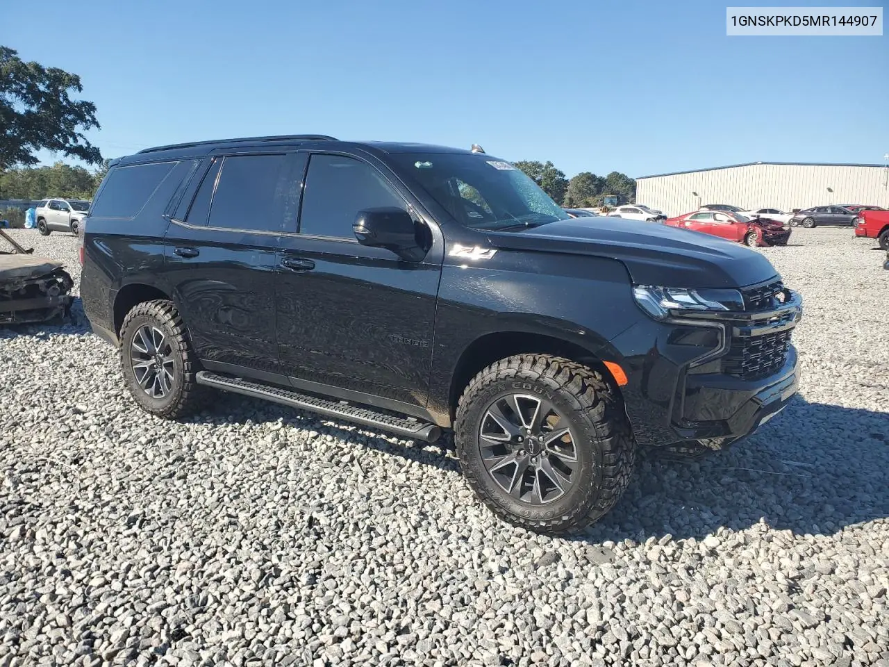 1GNSKPKD5MR144907 2021 Chevrolet Tahoe K1500 Z71