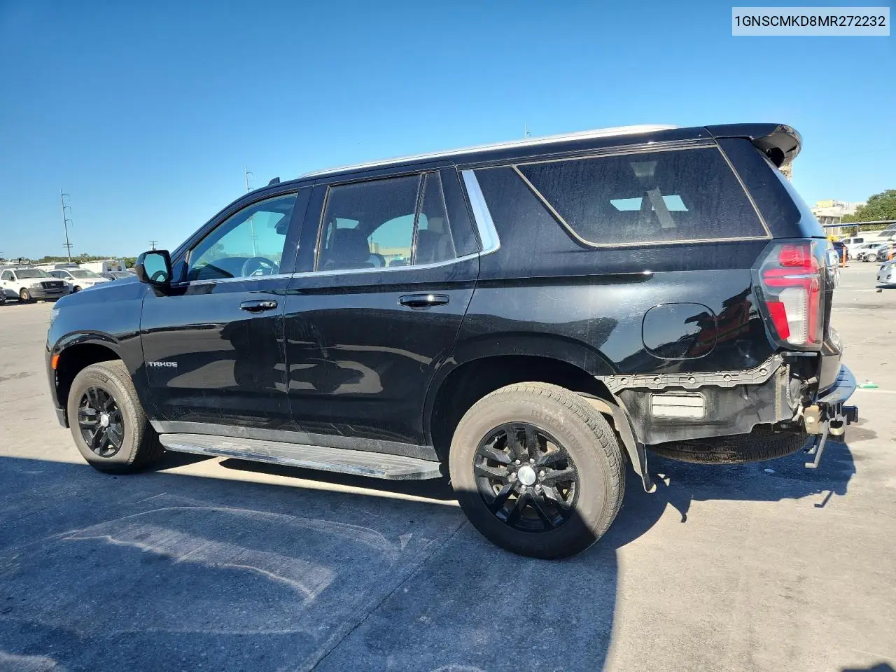 1GNSCMKD8MR272232 2021 Chevrolet Tahoe C1500 Ls