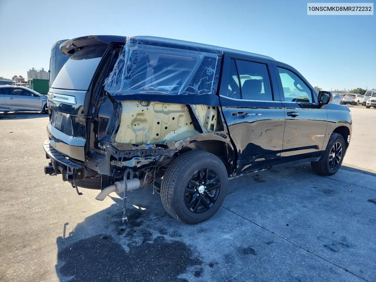 1GNSCMKD8MR272232 2021 Chevrolet Tahoe C1500 Ls