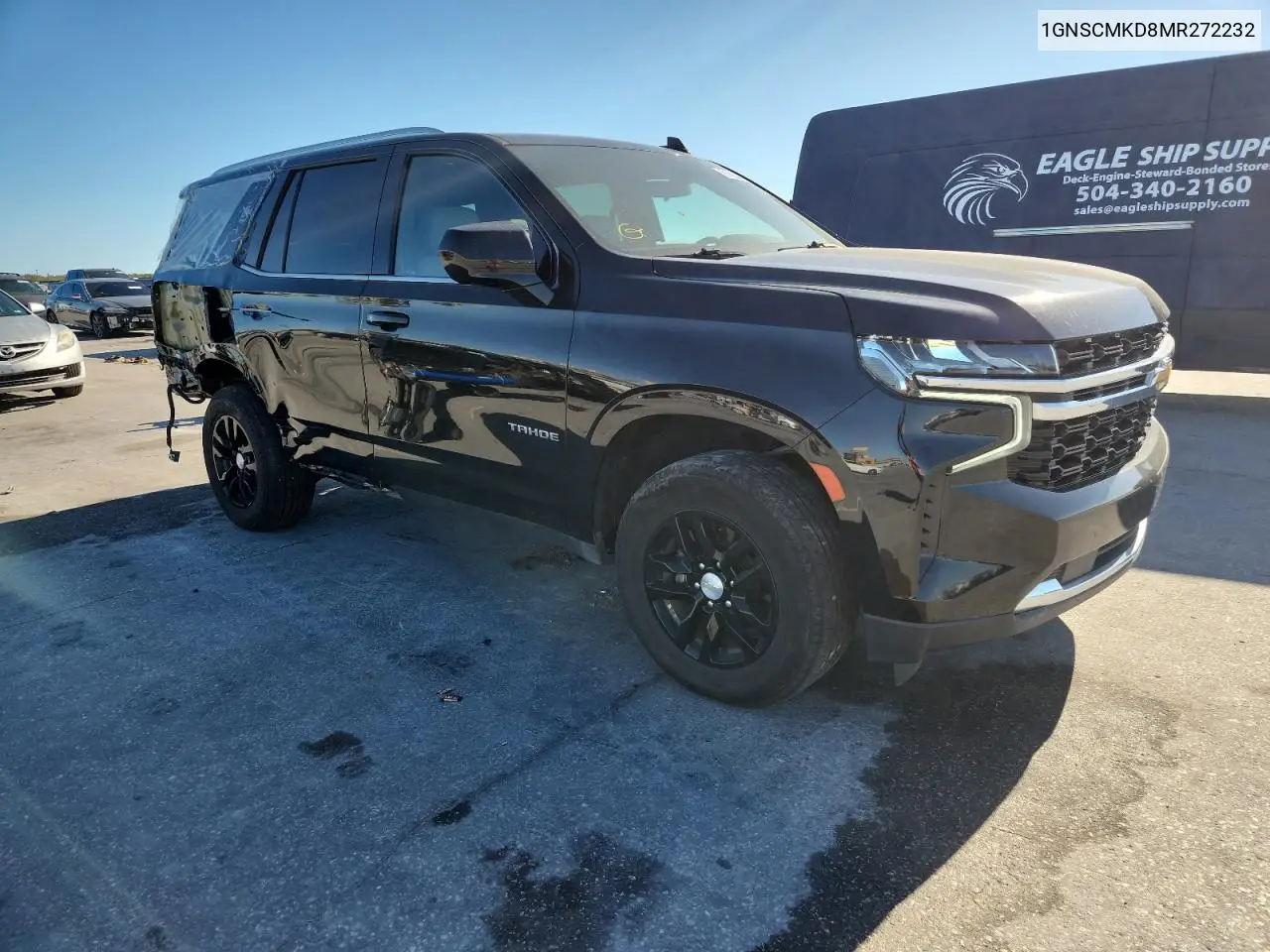 1GNSCMKD8MR272232 2021 Chevrolet Tahoe C1500 Ls