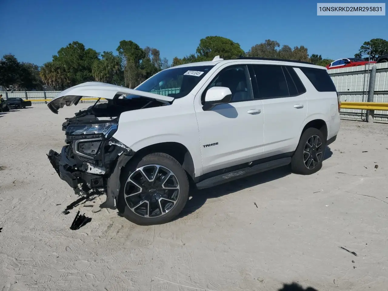1GNSKRKD2MR295831 2021 Chevrolet Tahoe K1500 Rst