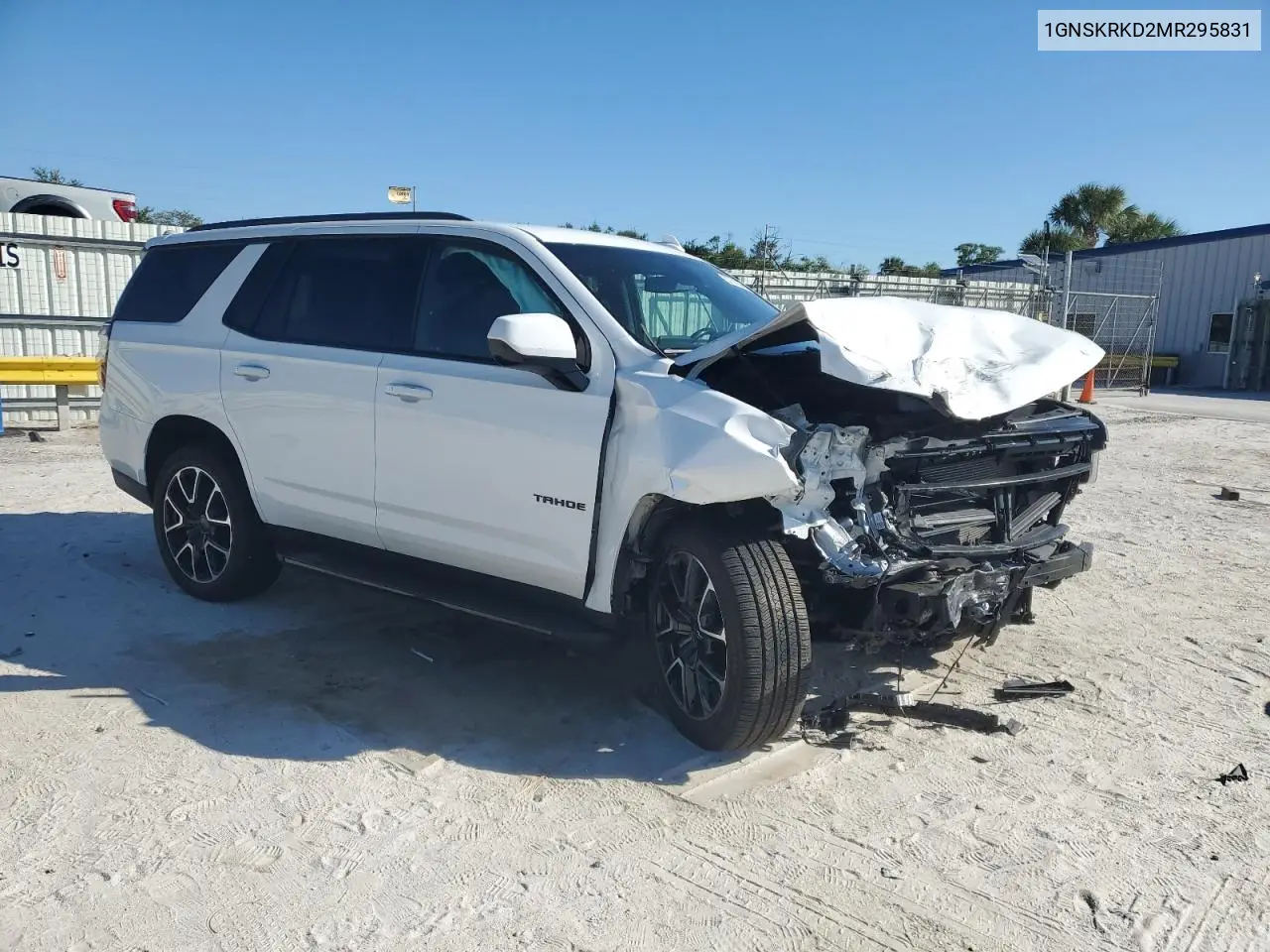 1GNSKRKD2MR295831 2021 Chevrolet Tahoe K1500 Rst