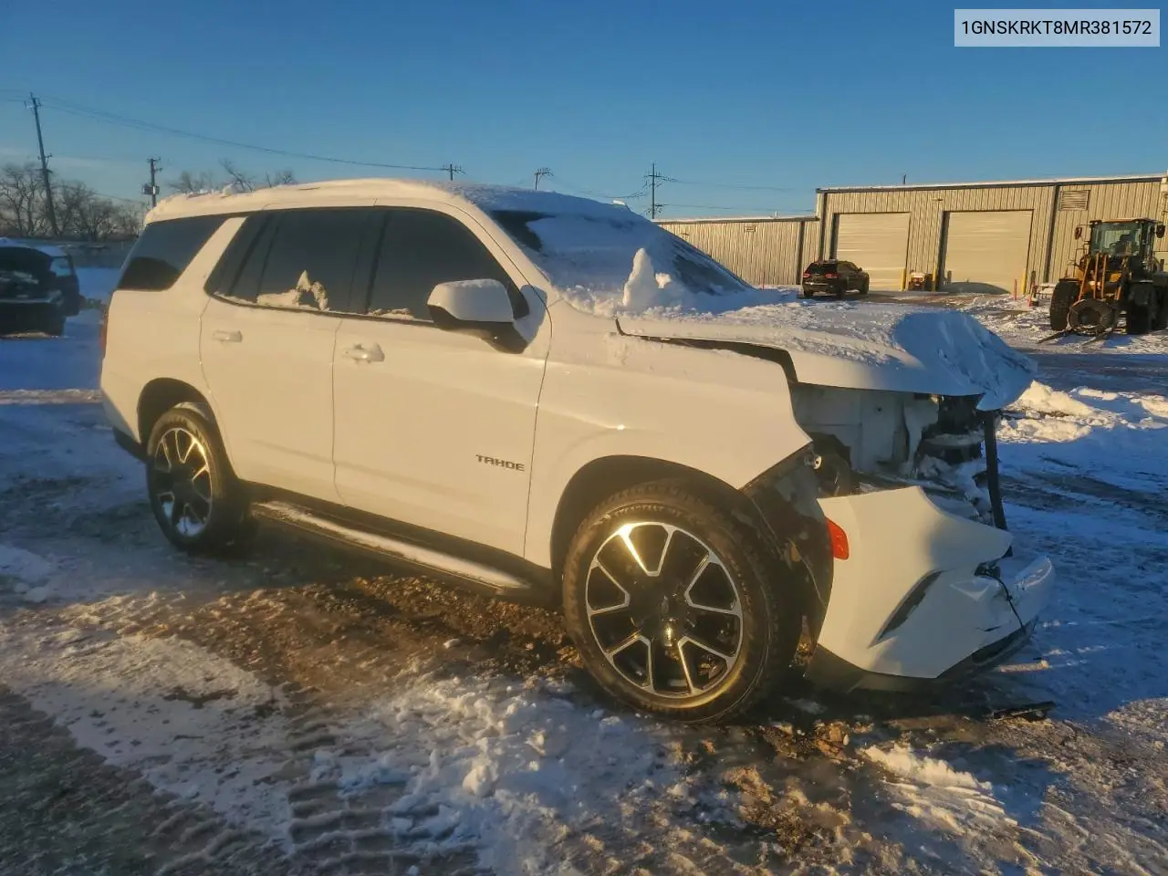 1GNSKRKT8MR381572 2021 Chevrolet Tahoe K1500 Rst