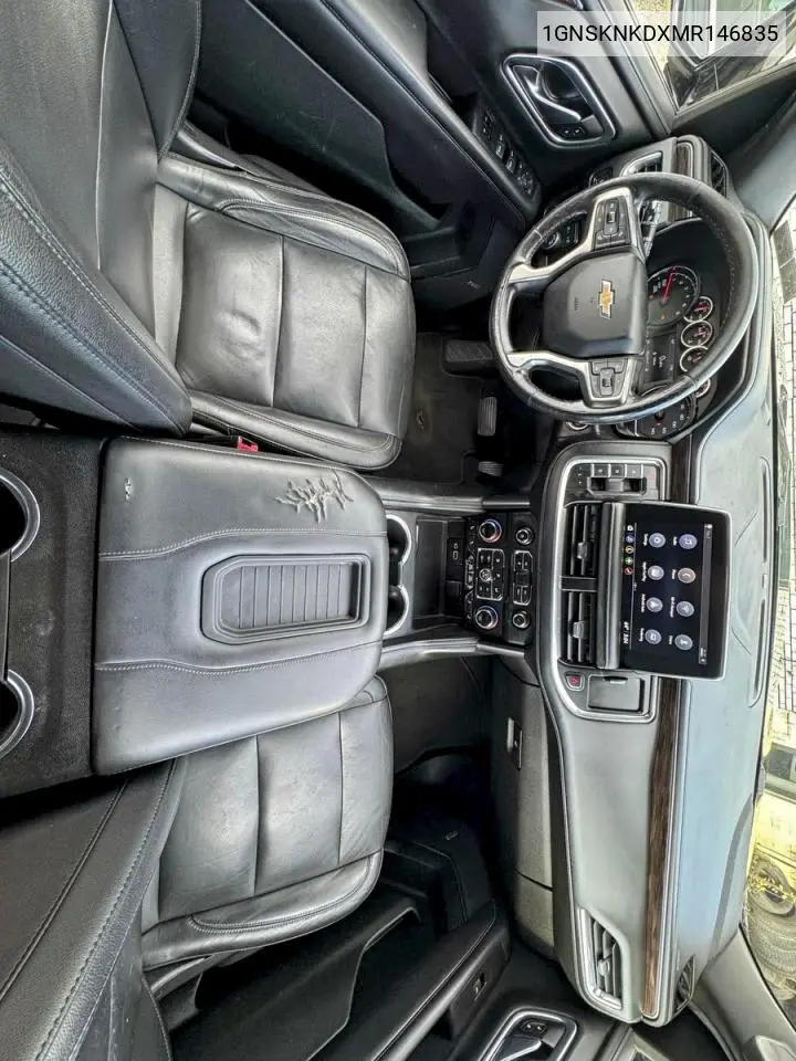 1GNSKNKDXMR146835 2021 Chevrolet Tahoe K1500 Lt