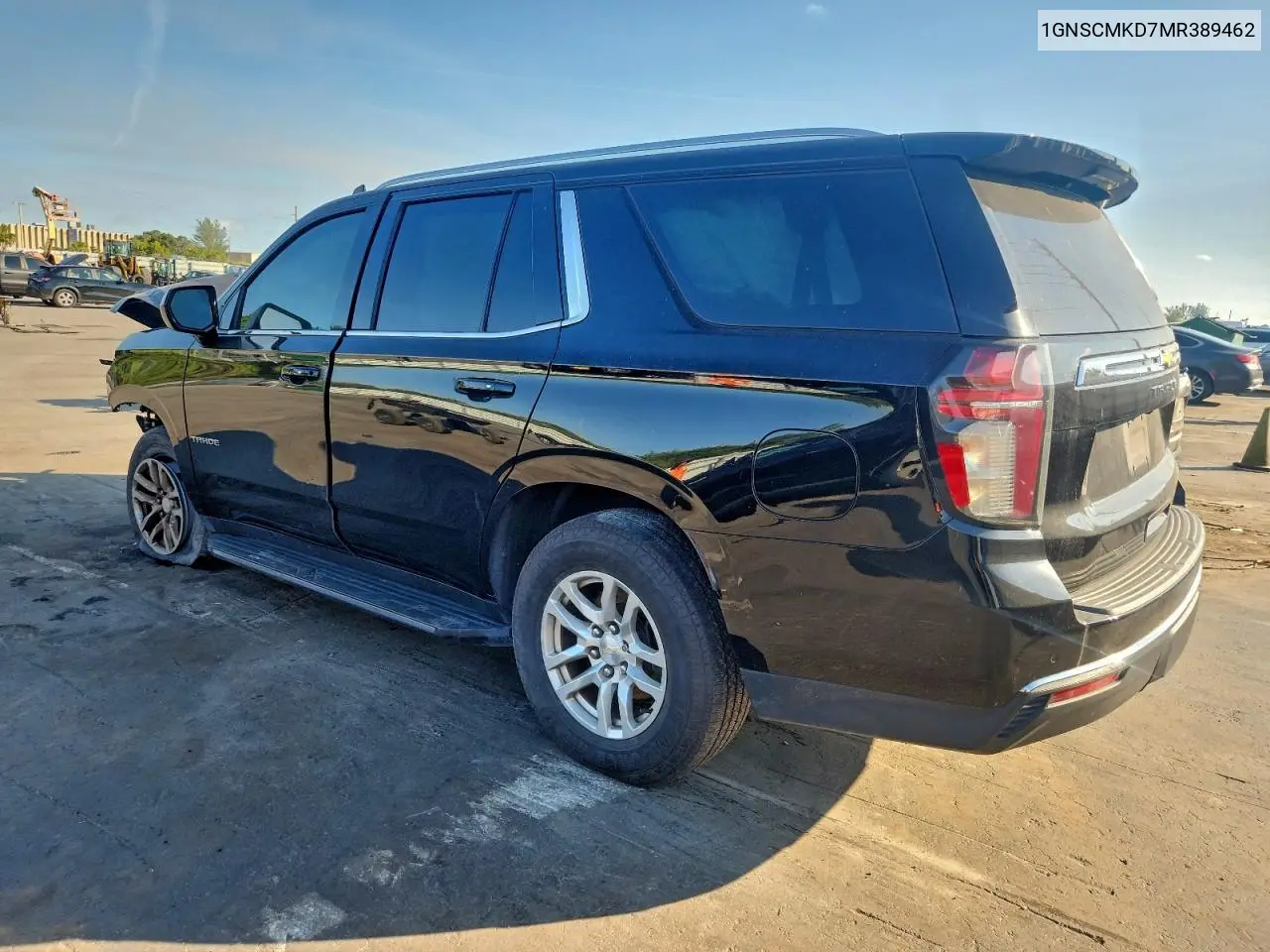 1GNSCMKD7MR389462 2021 Chevrolet Tahoe C1500 Ls