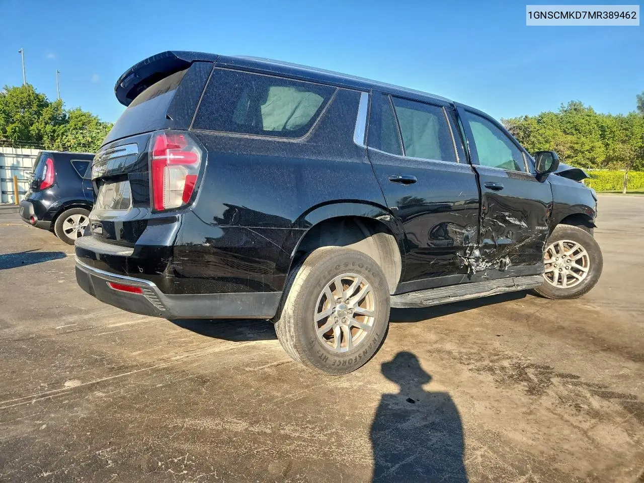 1GNSCMKD7MR389462 2021 Chevrolet Tahoe C1500 Ls