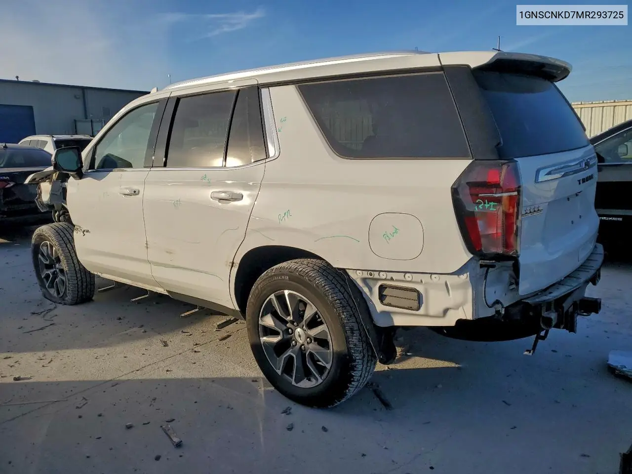 1GNSCNKD7MR293725 2021 Chevrolet Tahoe C1500 Lt