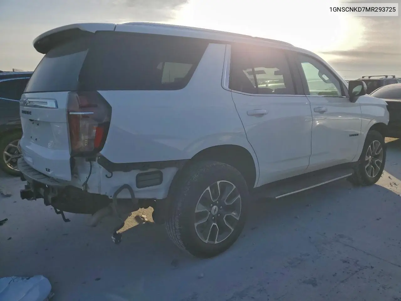 1GNSCNKD7MR293725 2021 Chevrolet Tahoe C1500 Lt