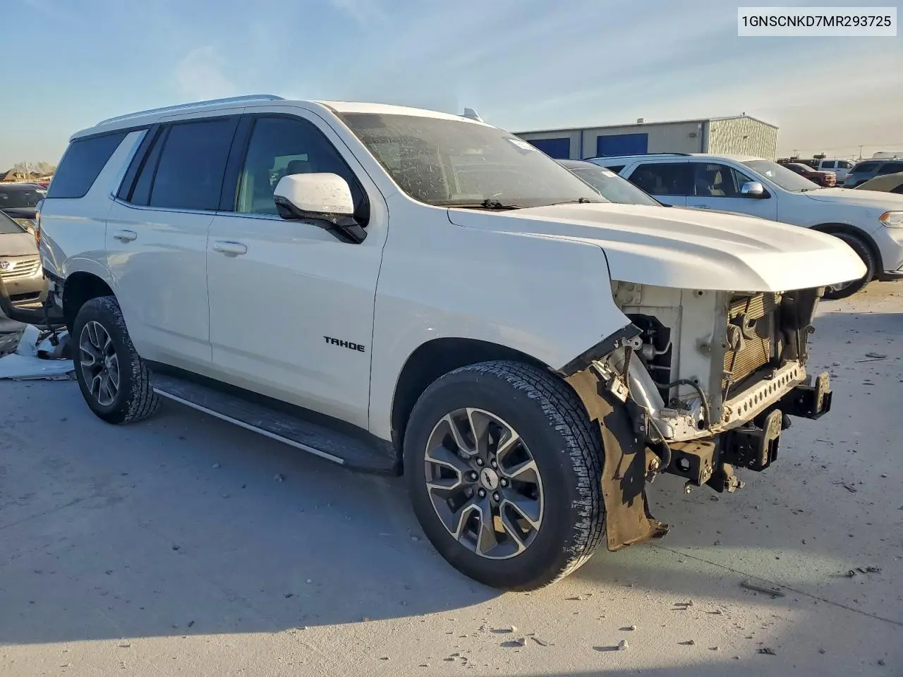 1GNSCNKD7MR293725 2021 Chevrolet Tahoe C1500 Lt
