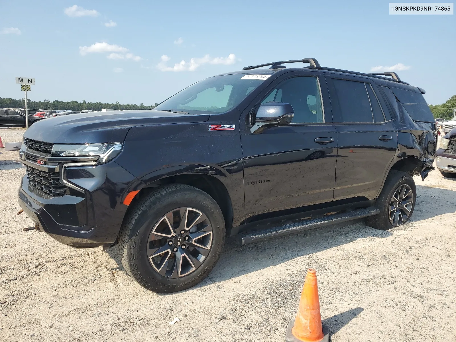 2022 Chevrolet Tahoe K1500 Z71 VIN: 1GNSKPKD9NR174865 Lot: 67113264