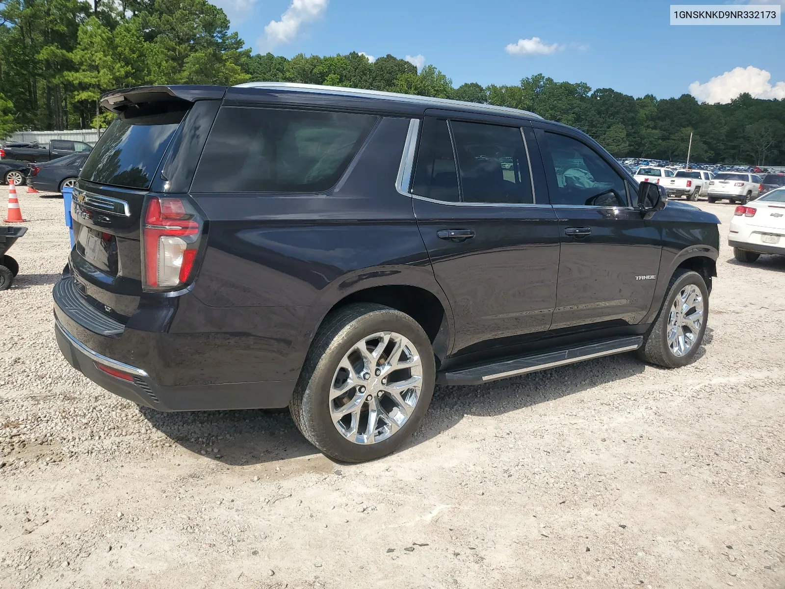 2022 Chevrolet Tahoe K1500 Lt VIN: 1GNSKNKD9NR332173 Lot: 67870944