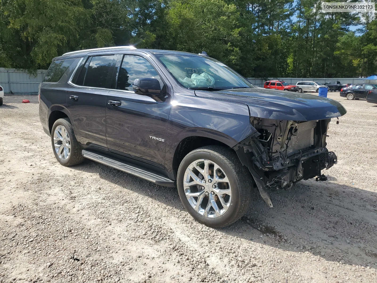 2022 Chevrolet Tahoe K1500 Lt VIN: 1GNSKNKD9NR332173 Lot: 67870944