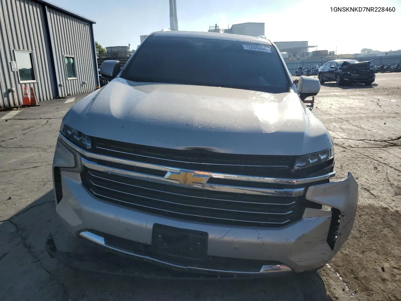 1GNSKNKD7NR228460 2022 Chevrolet Tahoe K1500 Lt