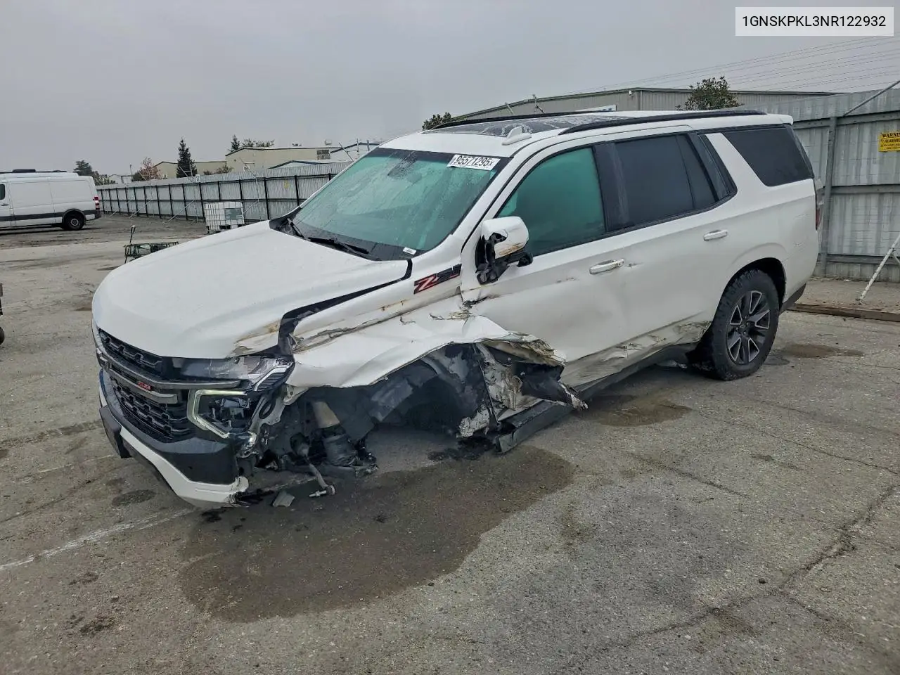 1GNSKPKL3NR122932 2022 Chevrolet Tahoe K1500 Z71