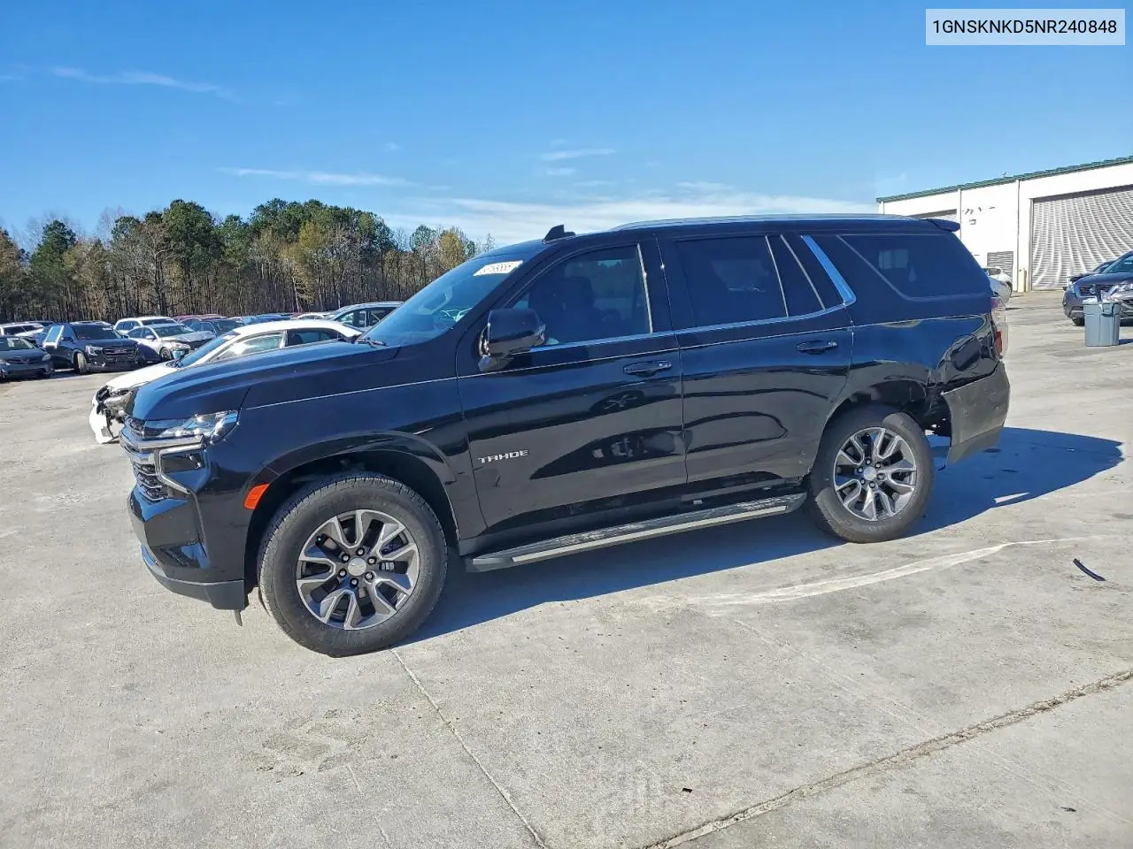 1GNSKNKD5NR240848 2022 Chevrolet Tahoe K1500 Lt