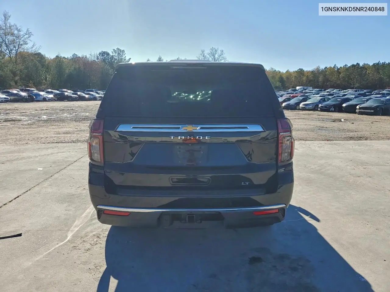 1GNSKNKD5NR240848 2022 Chevrolet Tahoe K1500 Lt