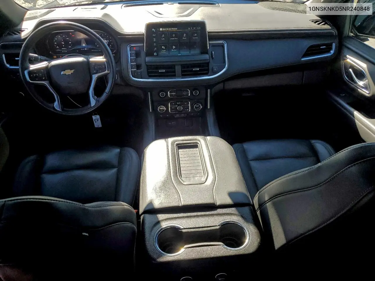 1GNSKNKD5NR240848 2022 Chevrolet Tahoe K1500 Lt