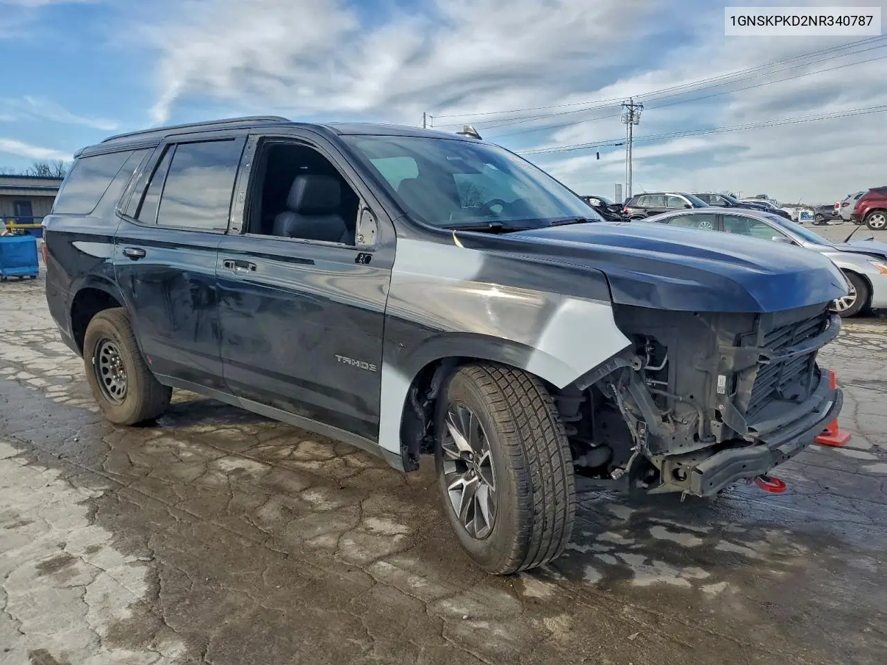 1GNSKPKD2NR340787 2022 Chevrolet Tahoe K1500 Z71