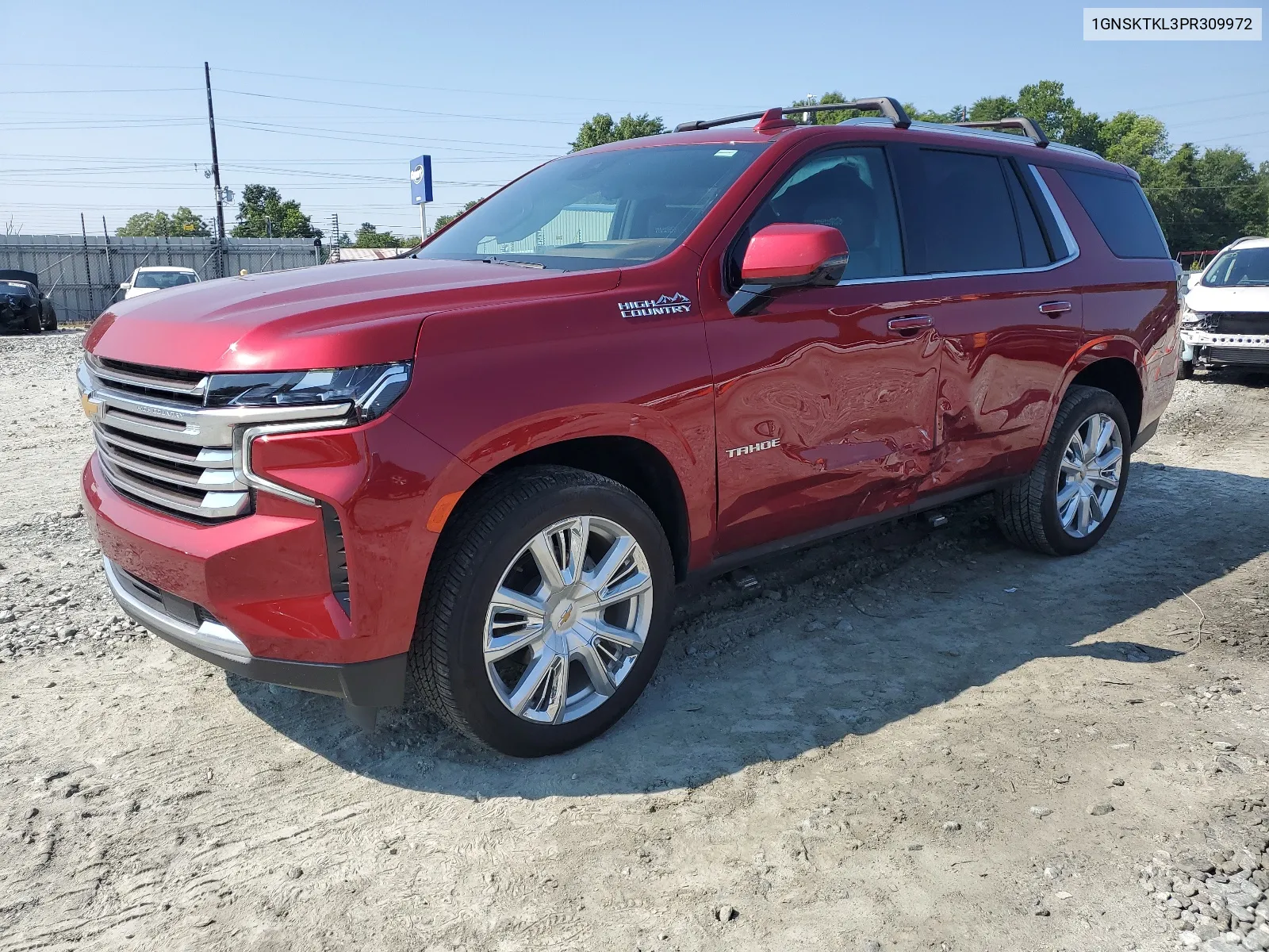 2023 Chevrolet Tahoe K1500 High Country VIN: 1GNSKTKL3PR309972 Lot: 62887534