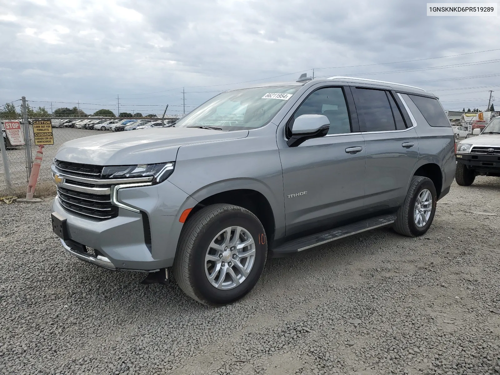 2023 Chevrolet Tahoe K1500 Lt VIN: 1GNSKNKD6PR519289 Lot: 66211954