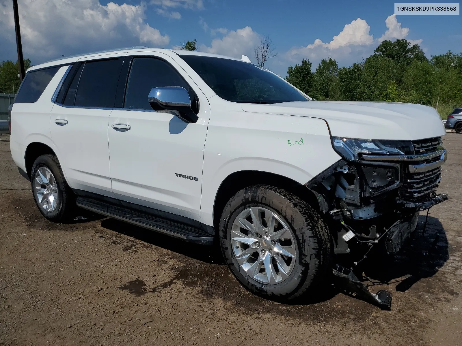 2023 Chevrolet Tahoe K1500 Premier VIN: 1GNSKSKD9PR338668 Lot: 67406334