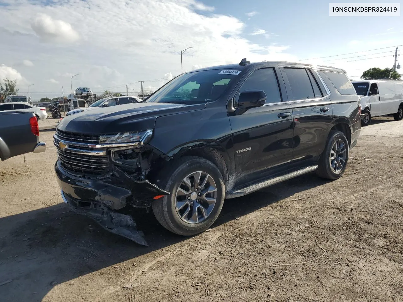 2023 Chevrolet Tahoe C1500 Lt VIN: 1GNSCNKD8PR324419 Lot: 68604314