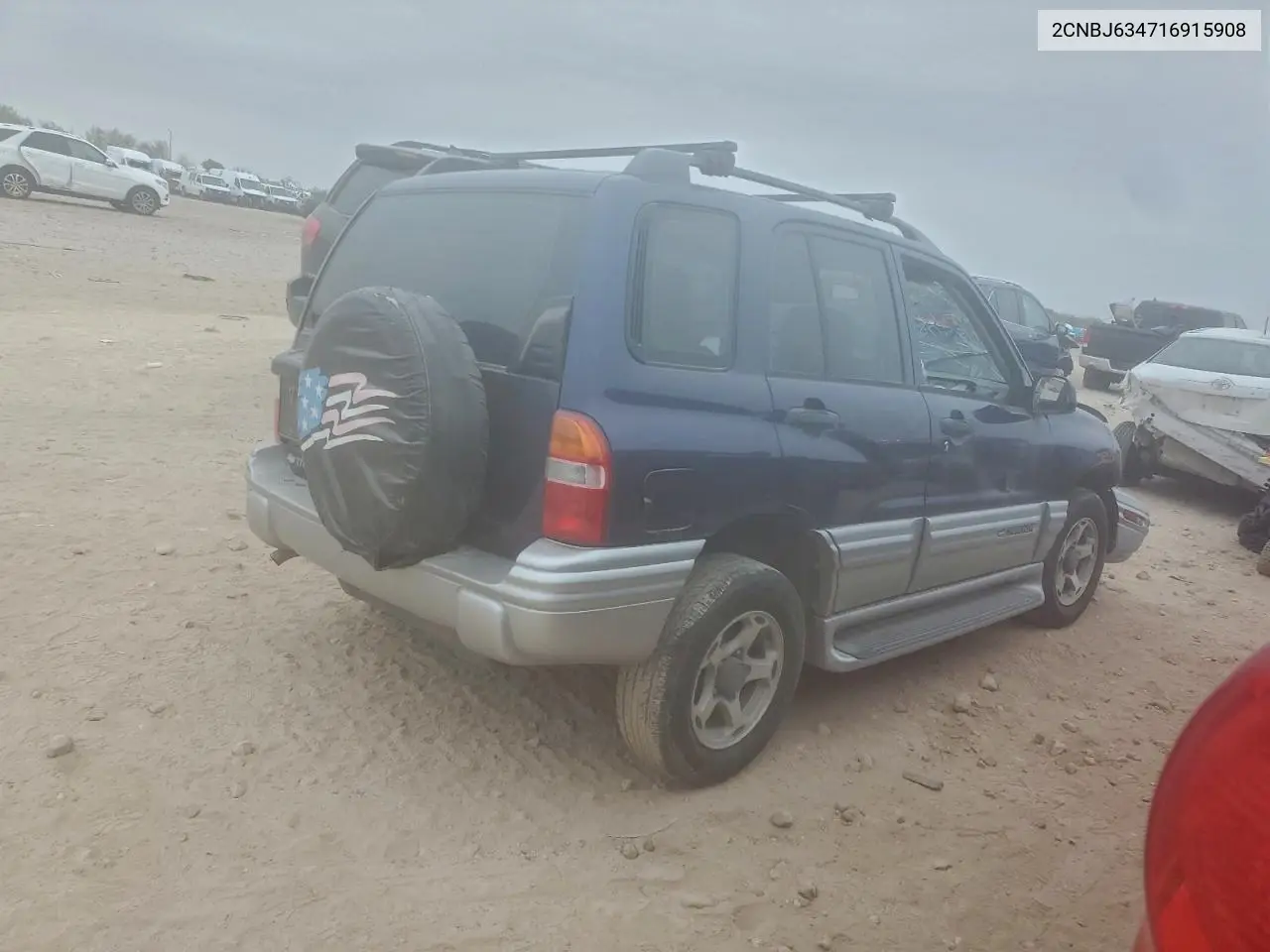 2CNBJ634716915908 2001 Chevrolet Tracker Lt