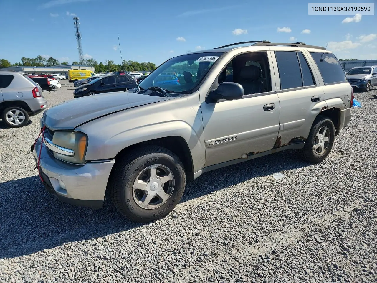 2003 Chevrolet Trailblazer VIN: 1GNDT13SX32199599 Lot: 50552346