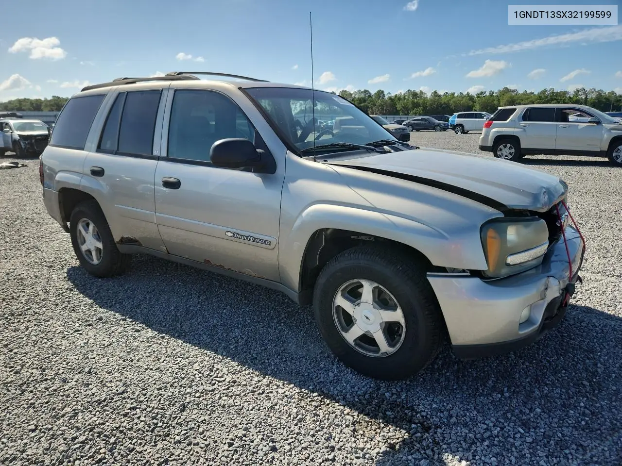 2003 Chevrolet Trailblazer VIN: 1GNDT13SX32199599 Lot: 50552346