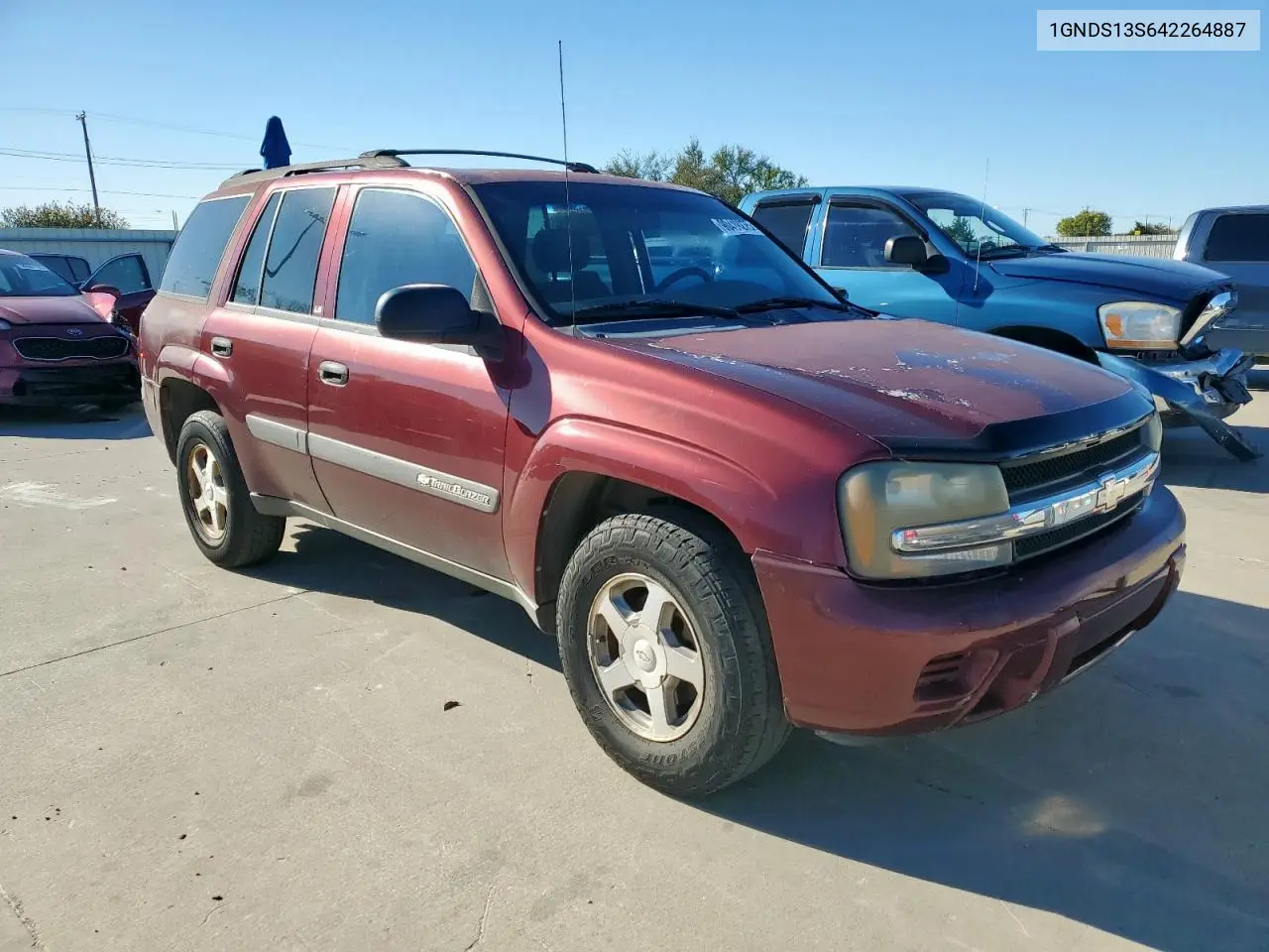 1GNDS13S642264887 2004 Chevrolet Trailblazer Ls