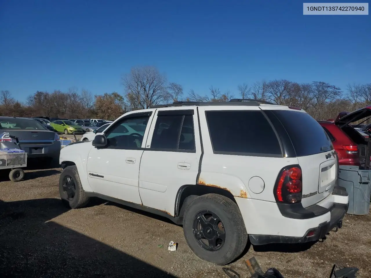 1GNDT13S742270940 2004 Chevrolet Trailblazer Ls