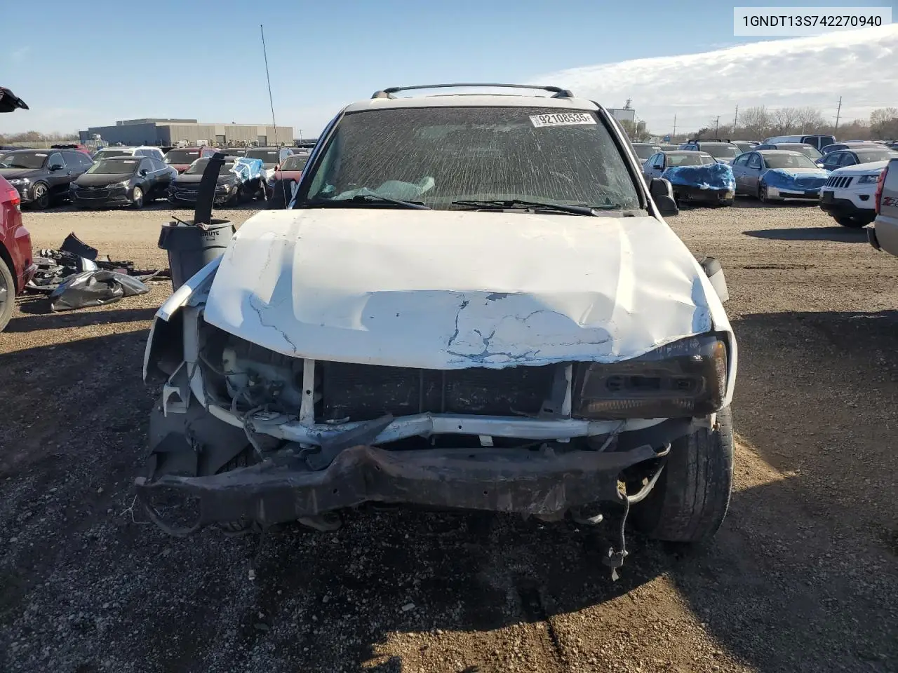 1GNDT13S742270940 2004 Chevrolet Trailblazer Ls