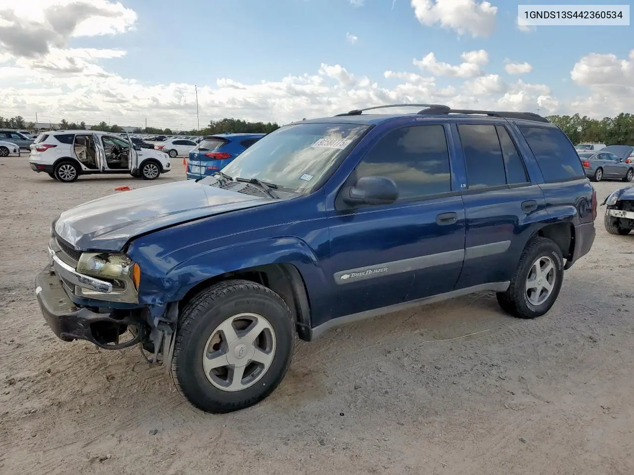 1GNDS13S442360534 2004 Chevrolet Trailblazer Ls