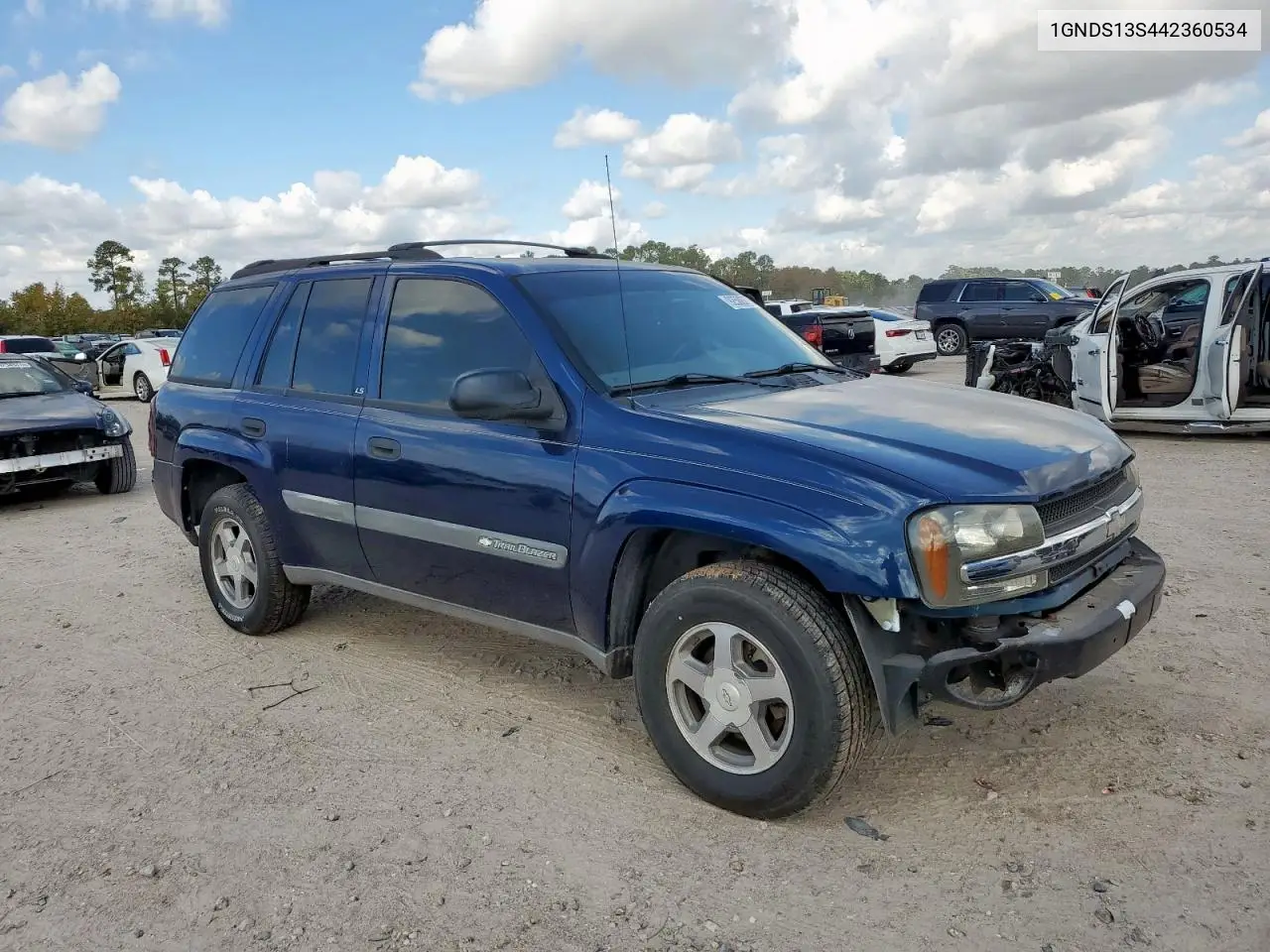 1GNDS13S442360534 2004 Chevrolet Trailblazer Ls