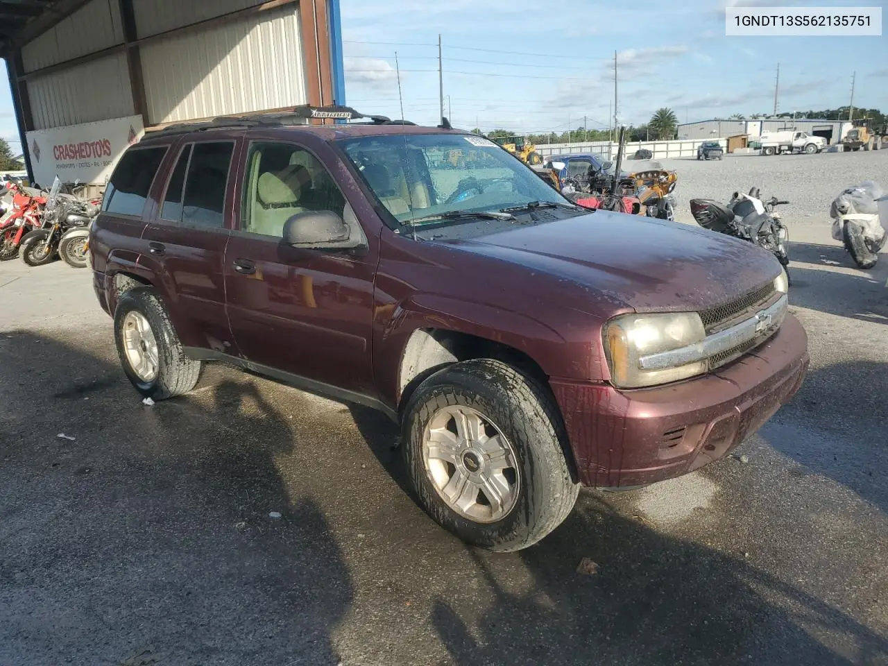 1GNDT13S562135751 2006 Chevrolet Trailblazer Ls