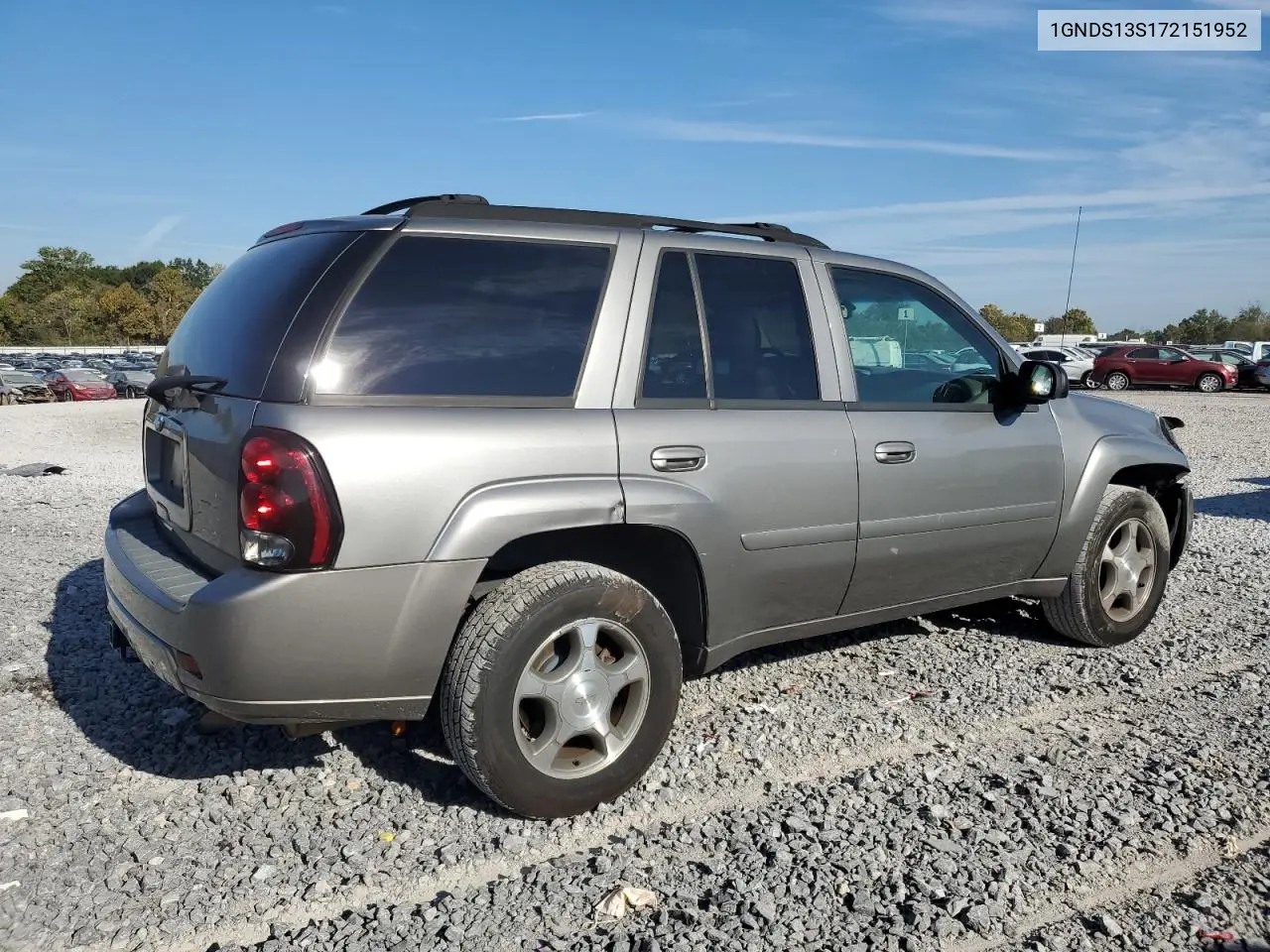 1GNDS13S172151952 2007 Chevrolet Trailblazer Ls