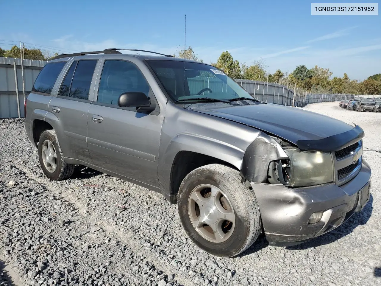 1GNDS13S172151952 2007 Chevrolet Trailblazer Ls