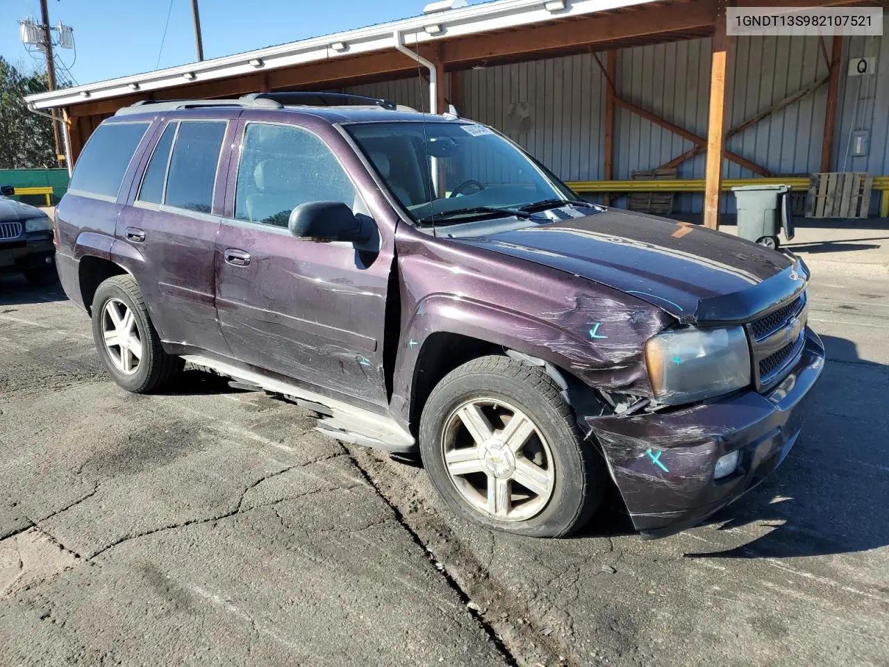 1GNDT13S982107521 2008 Chevrolet Trailblazer Ls