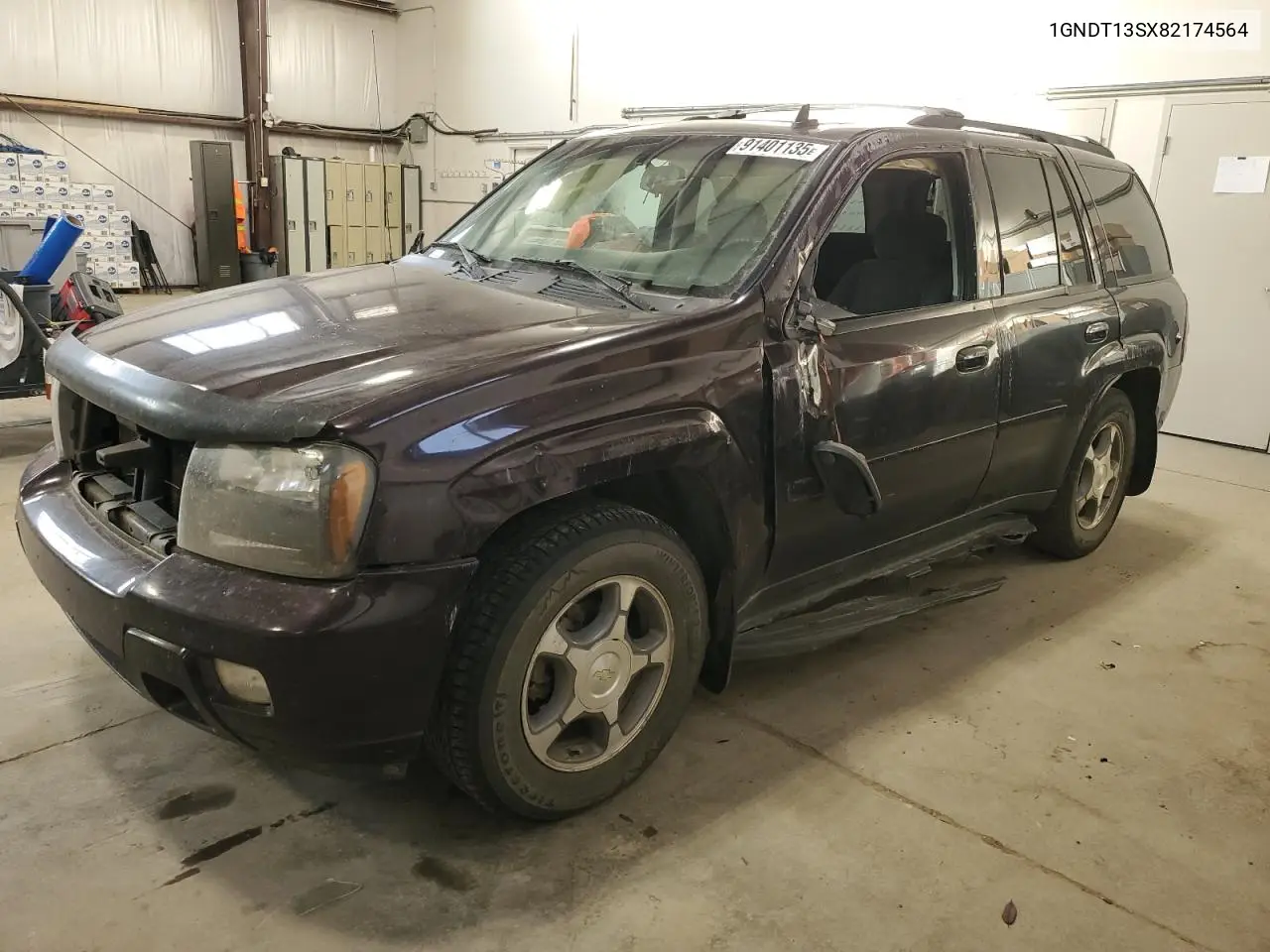 1GNDT13SX82174564 2008 Chevrolet Trailblazer Ls