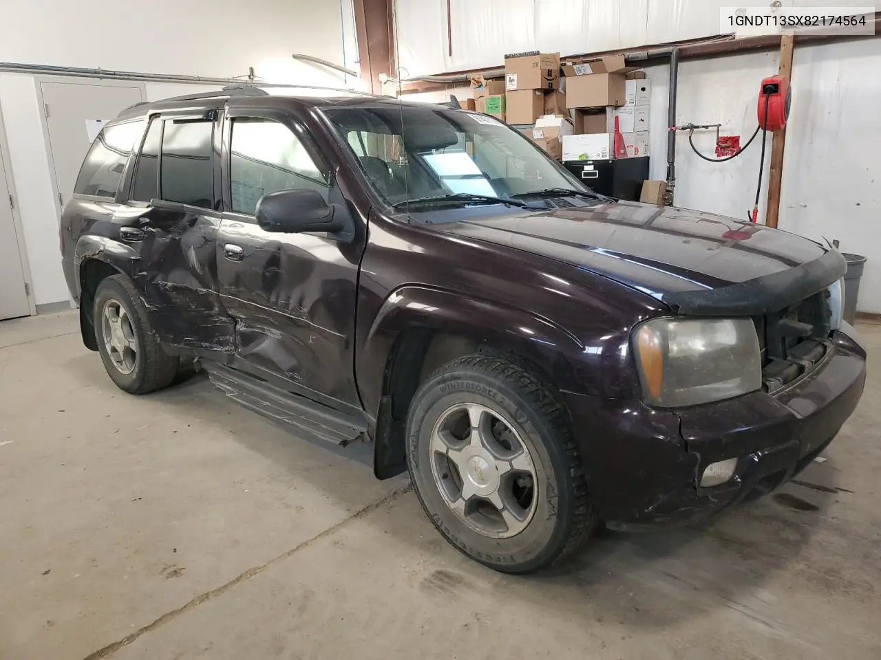 1GNDT13SX82174564 2008 Chevrolet Trailblazer Ls