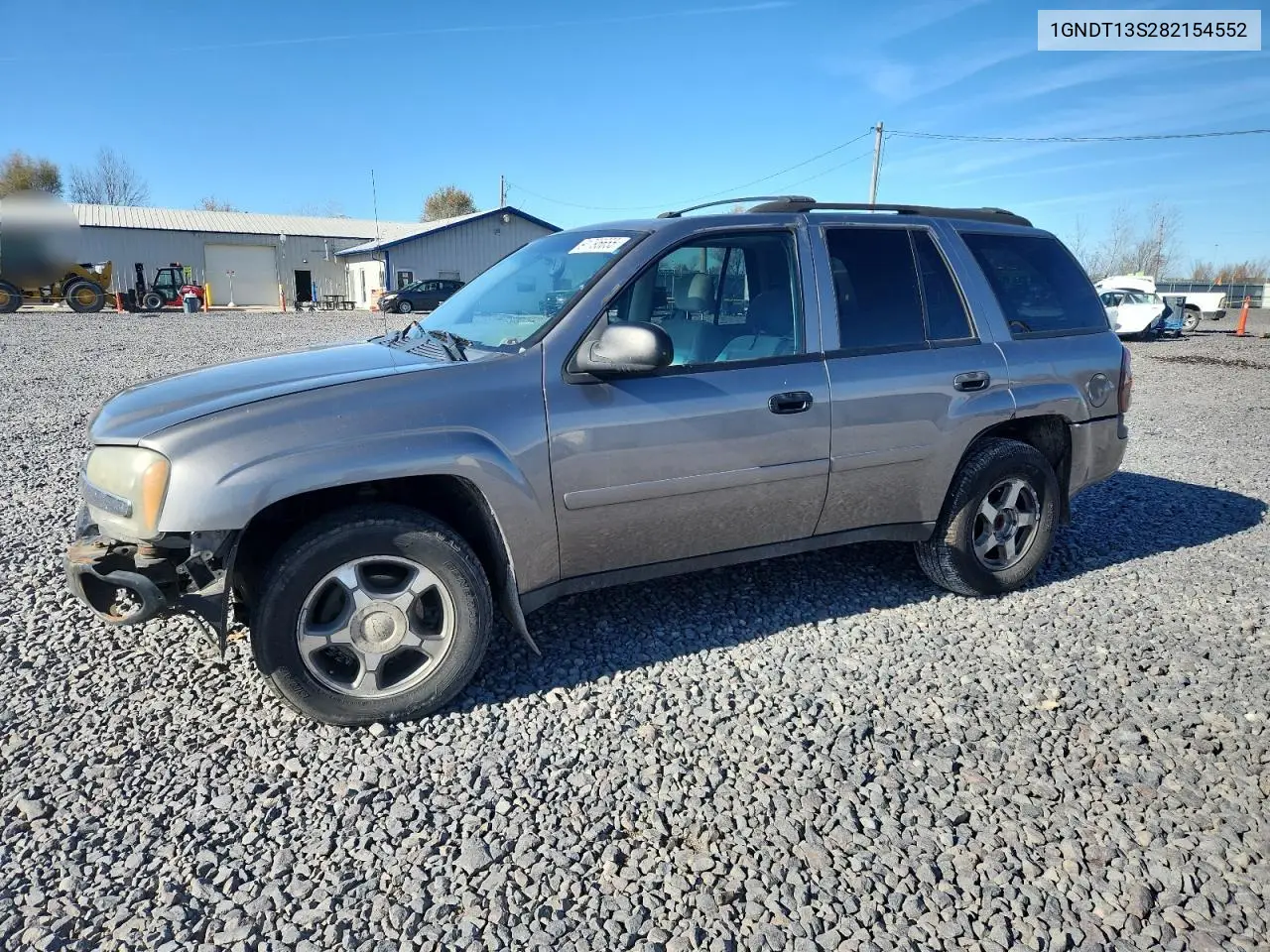 1GNDT13S282154552 2008 Chevrolet Trailblazer Ls