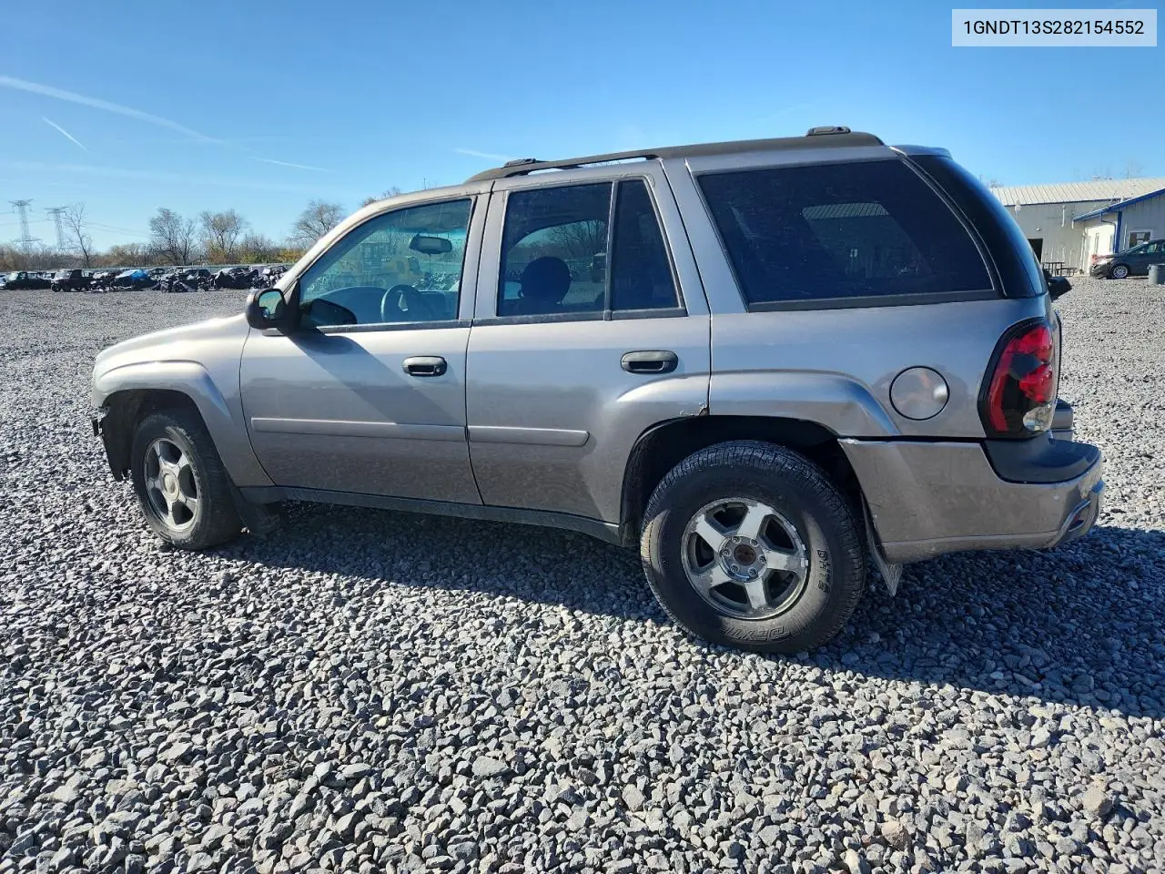 1GNDT13S282154552 2008 Chevrolet Trailblazer Ls