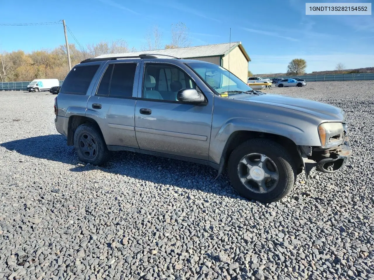 1GNDT13S282154552 2008 Chevrolet Trailblazer Ls