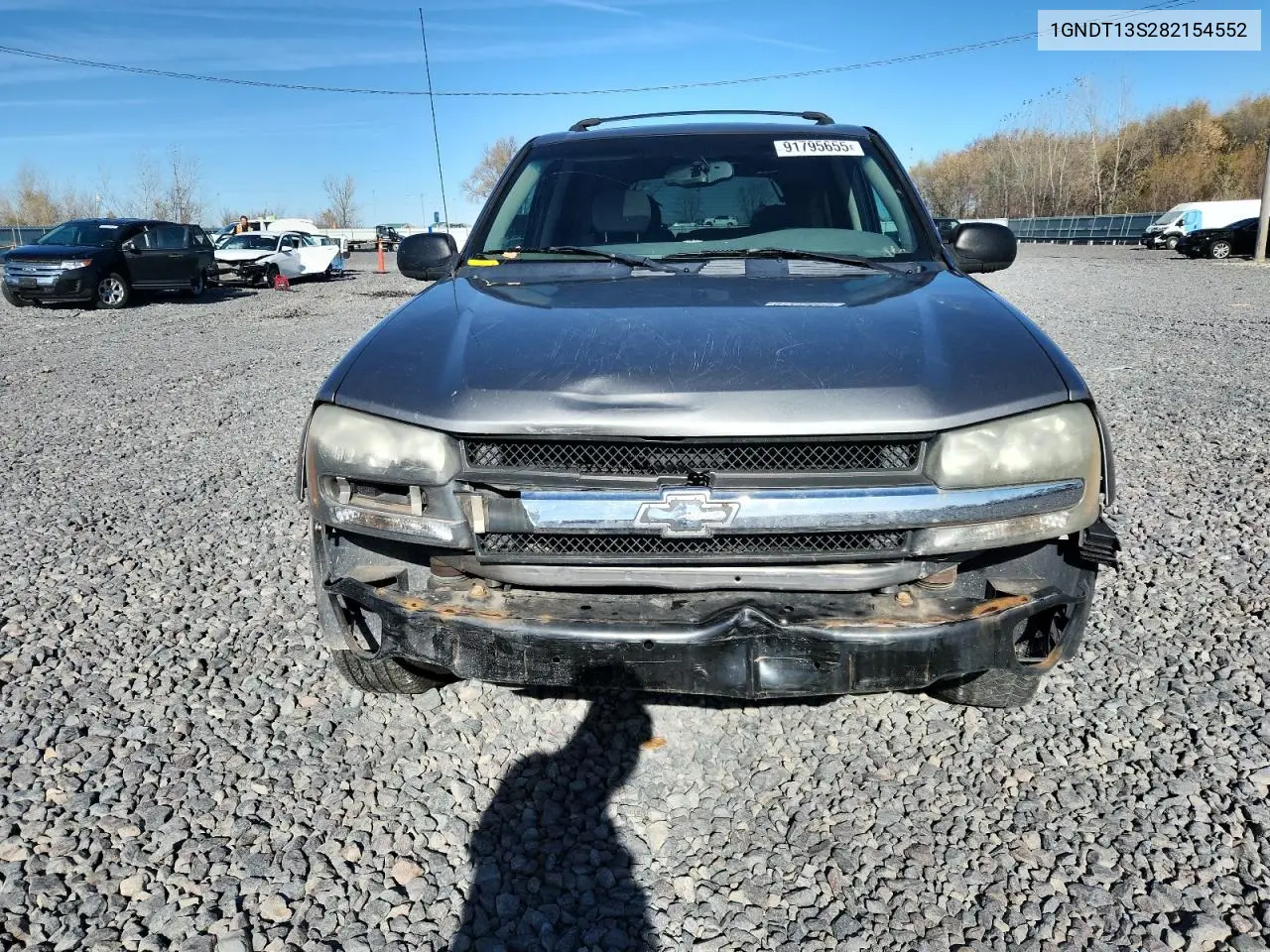 1GNDT13S282154552 2008 Chevrolet Trailblazer Ls