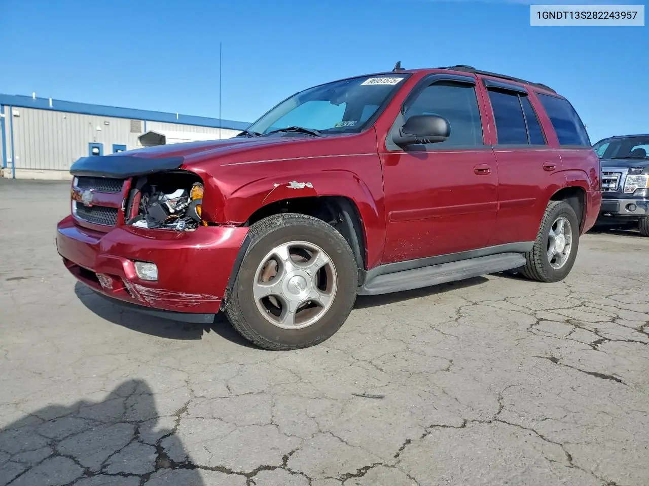 1GNDT13S282243957 2008 Chevrolet Trailblazer Ls