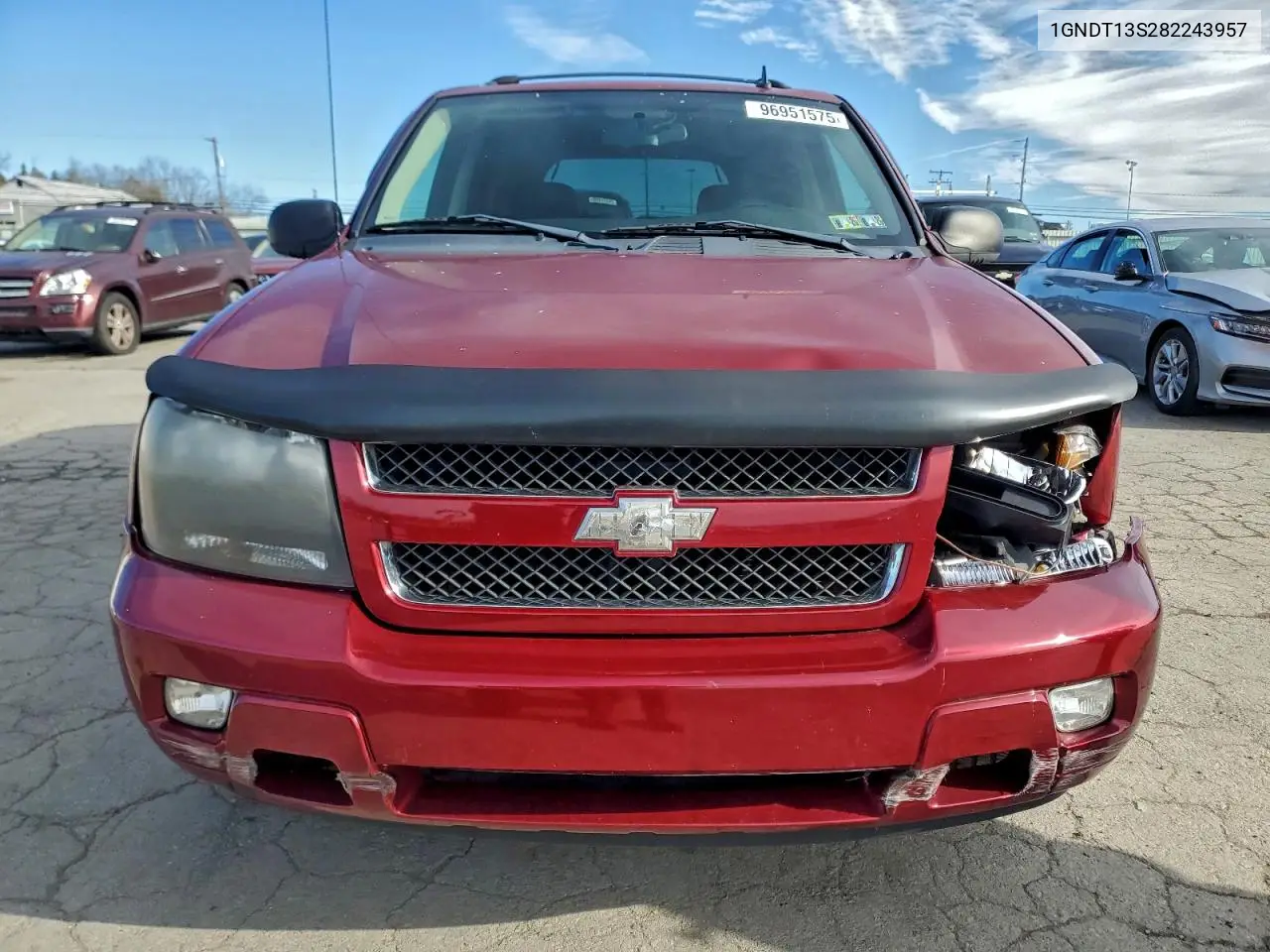 1GNDT13S282243957 2008 Chevrolet Trailblazer Ls