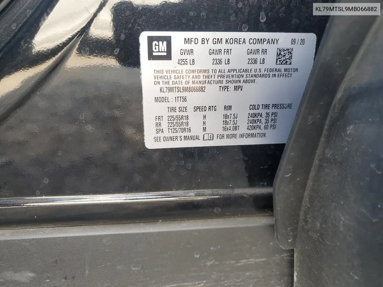 KL79MTSL9MB066882 2021 Chevrolet Trailblazer Rs