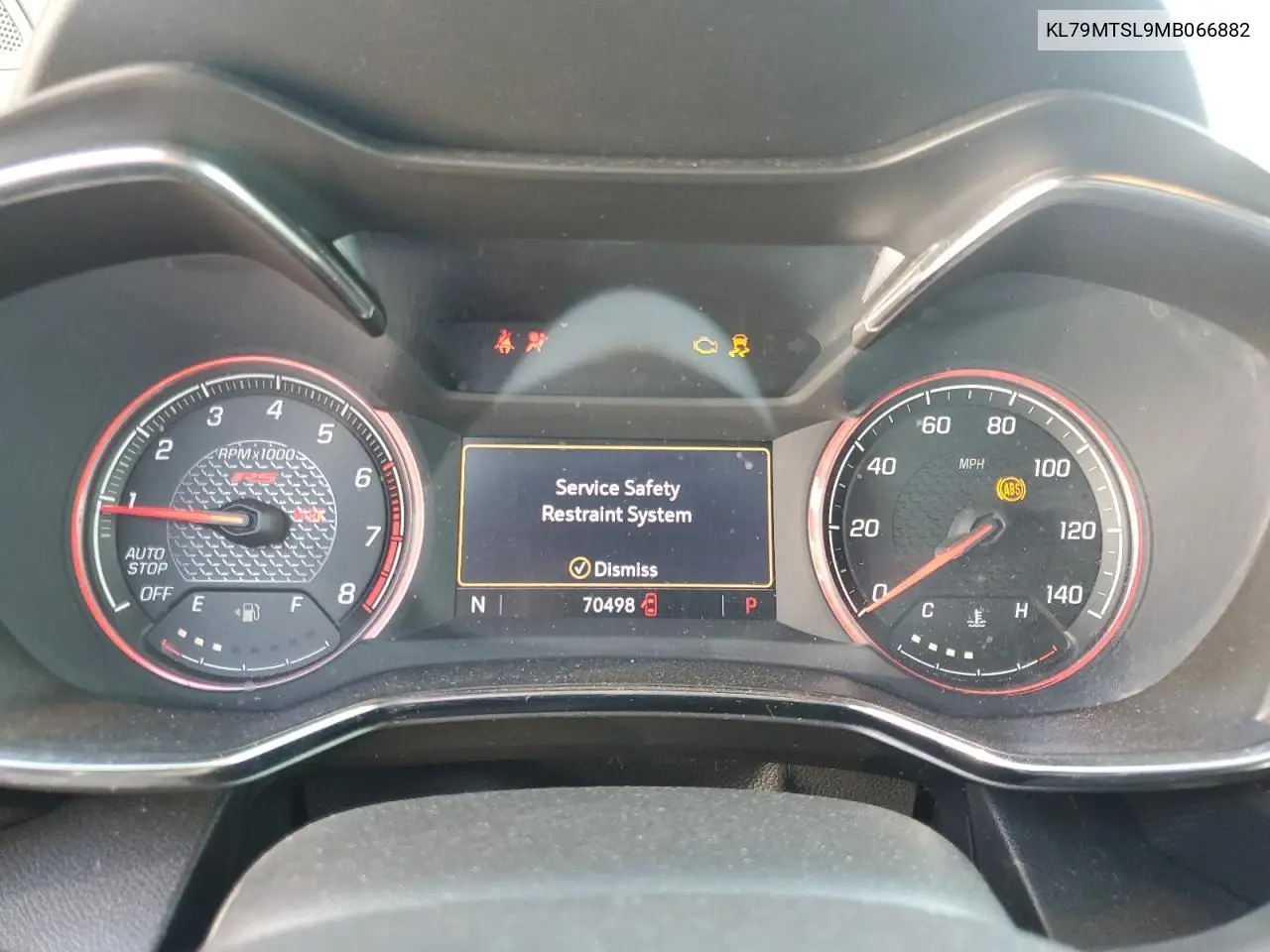 KL79MTSL9MB066882 2021 Chevrolet Trailblazer Rs
