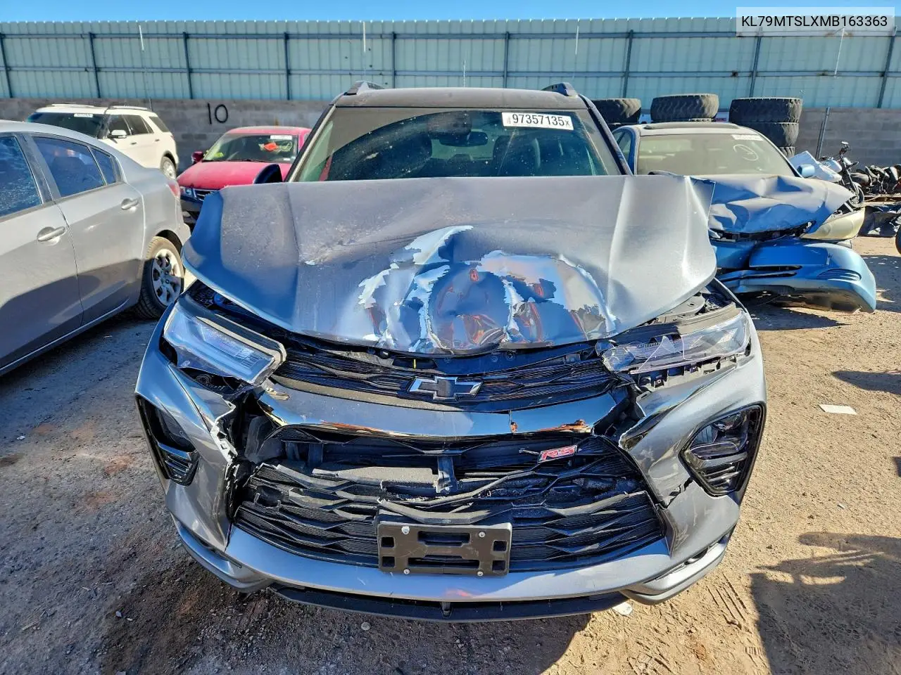 KL79MTSLXMB163363 2021 Chevrolet Trailblazer Rs
